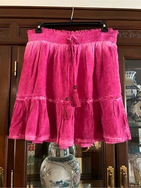 Pilcro Bright Pink mini skirt